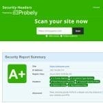 Security headers website