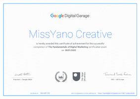 google digital garage certificate 1