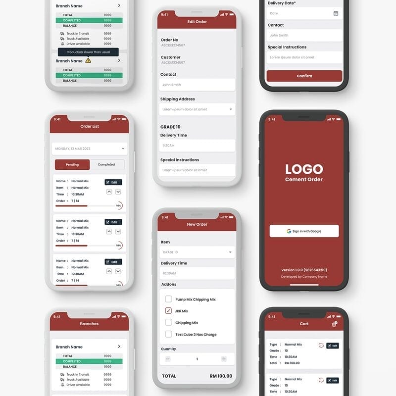 mobile app project showcase