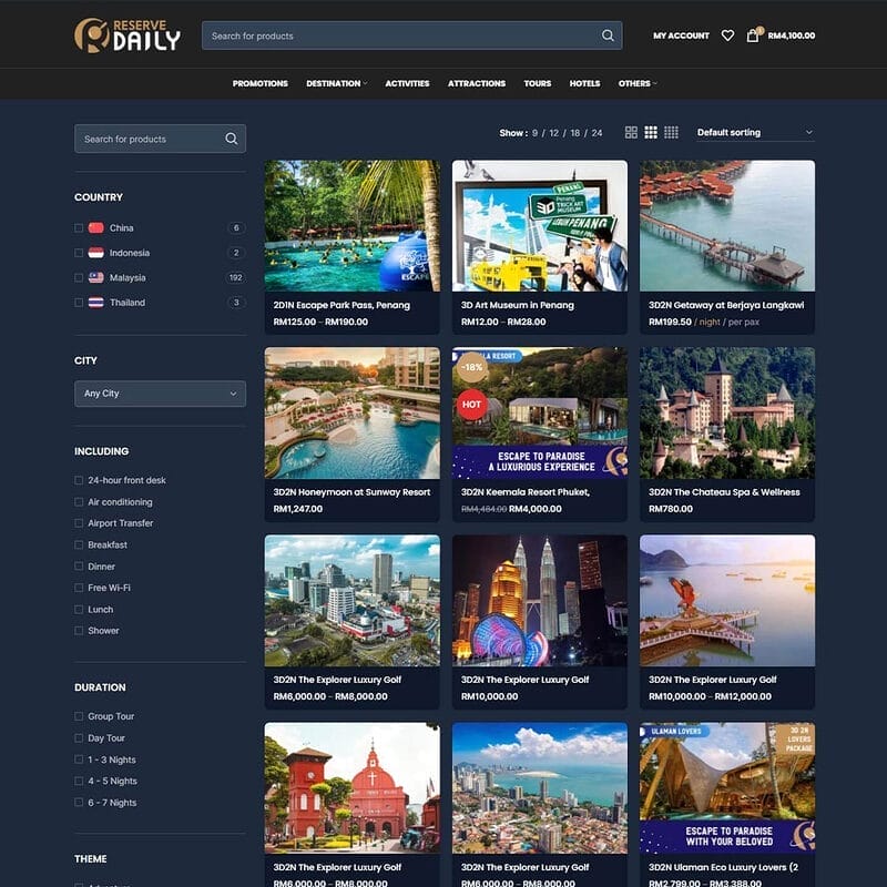 reservedaily portfolio